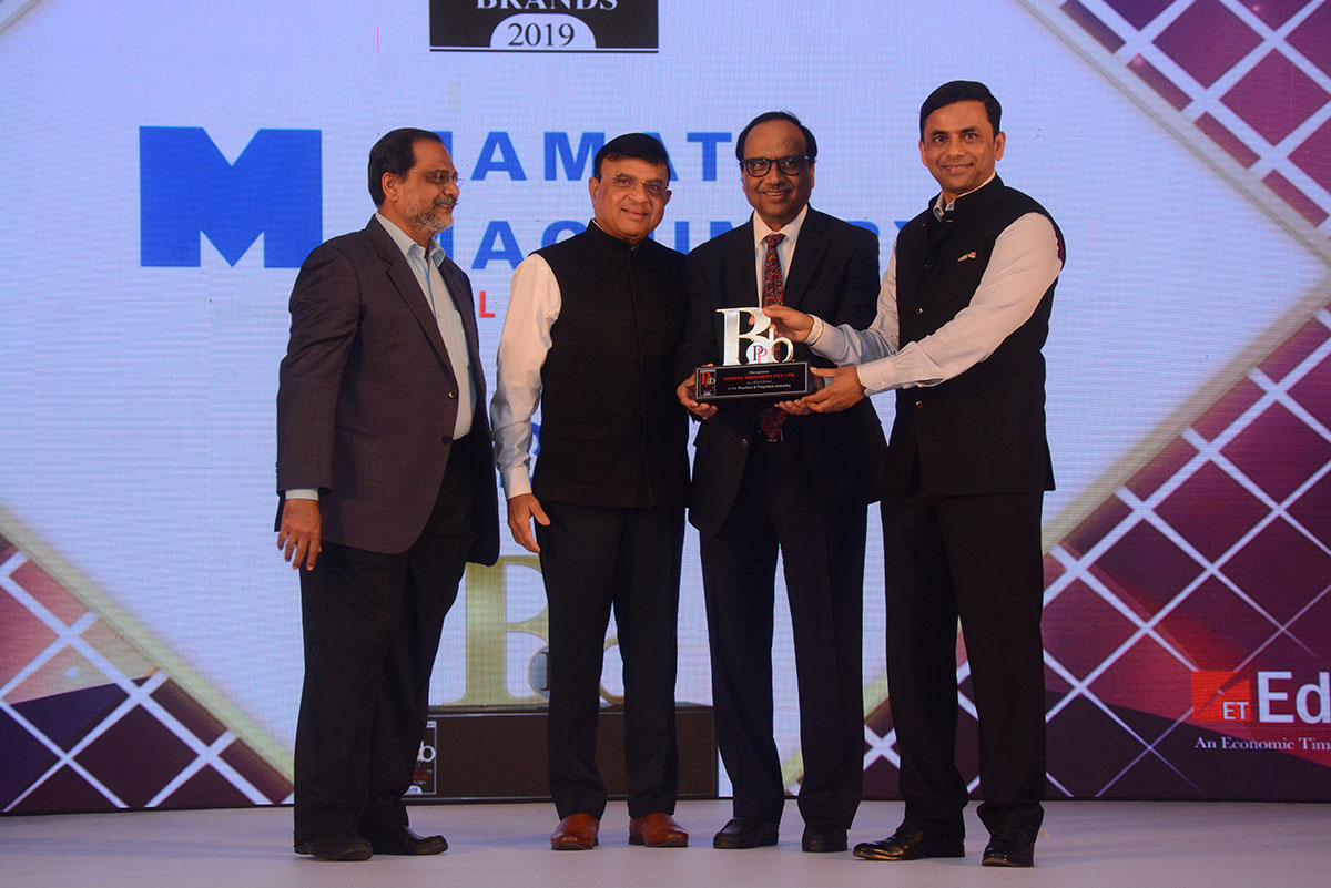 Mamata receives The Best Plastics and Polymers Brands 2019 Award