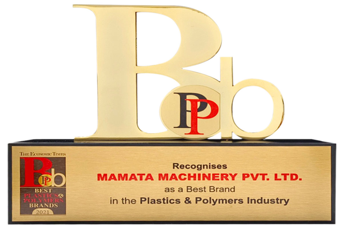 Mamata receives The Best Plastics and Polymers Brands 2021 Award