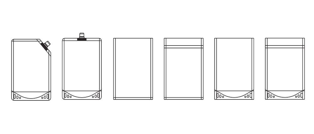 Type of In_line Pouch and Spout
