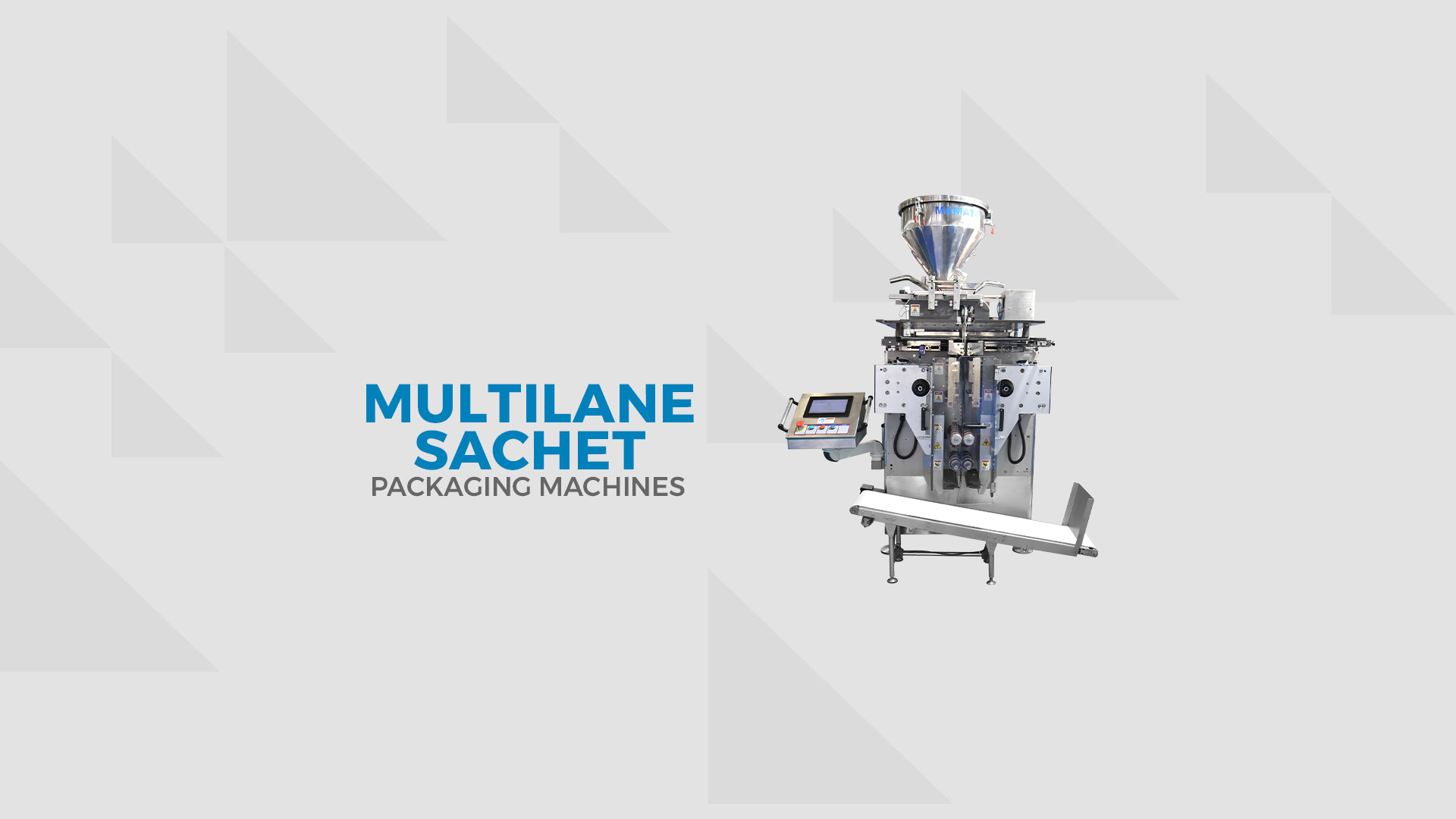 multi-lane sachet packaging machines manufacturer