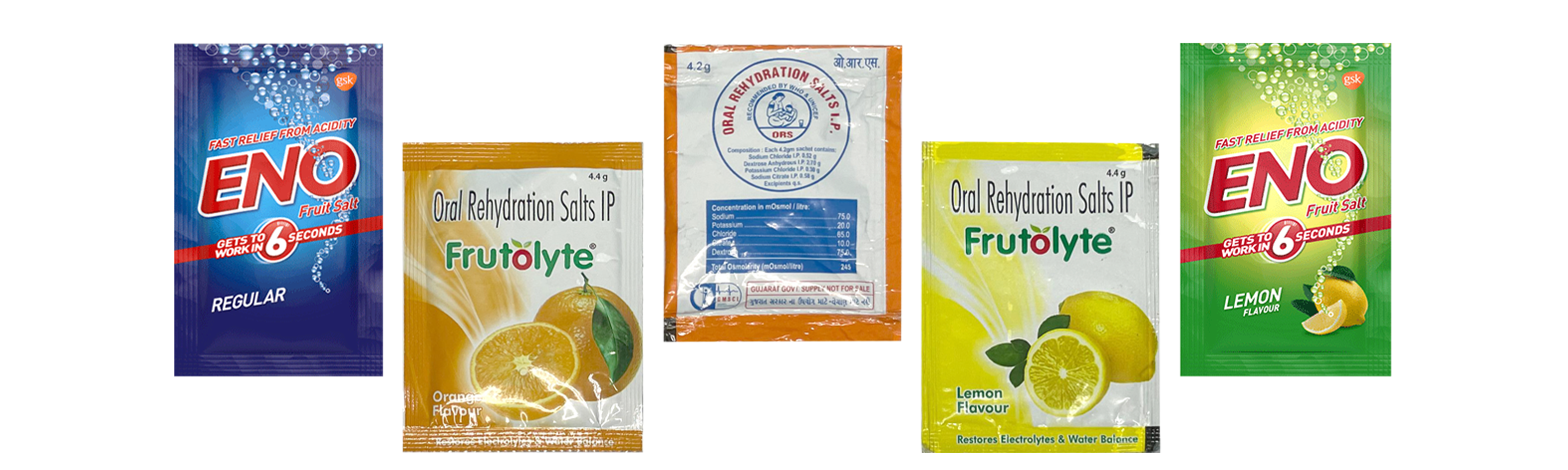 Pouches for multi lane sachet packing machine